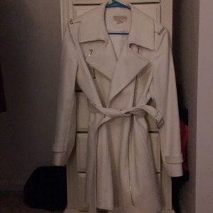White size 14 Michael Kors coat